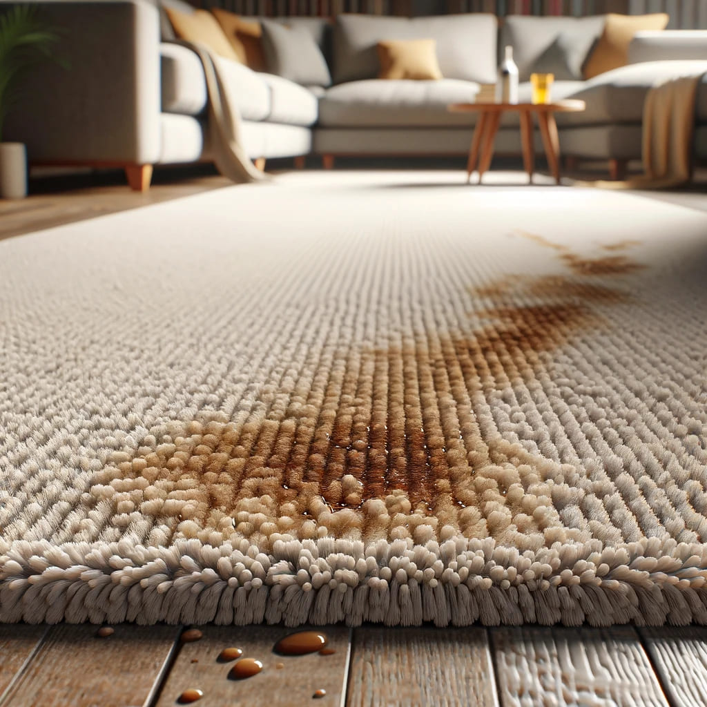 Carpet With Spillages